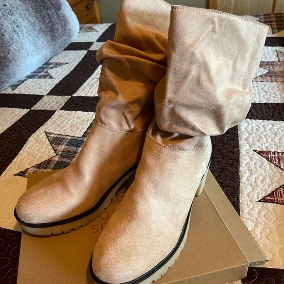 Oasis Society Shoes Oasis Society Nova Slouch Boots Poshmark